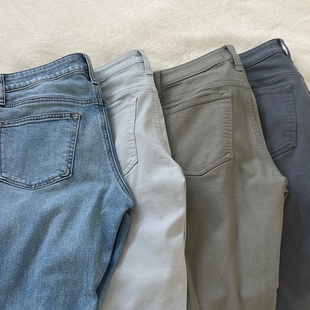 Set of Four Denim Jeans Express